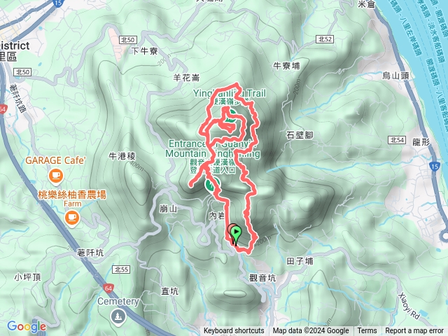 2024-12-17觀音山連峰螺旋走