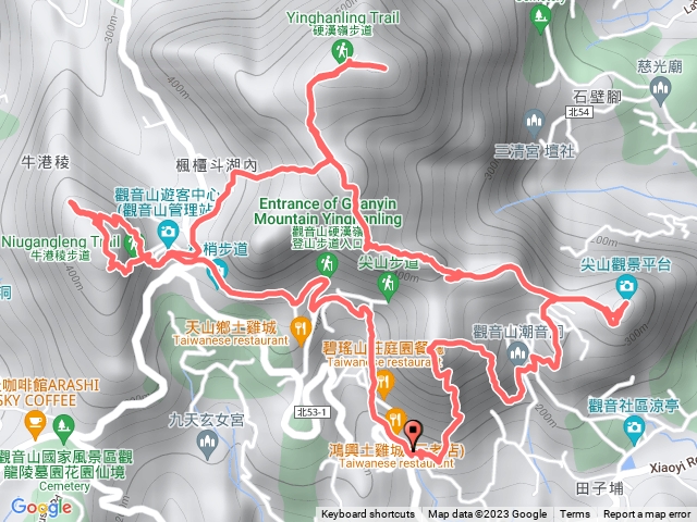 村蘭觀音山十連峰