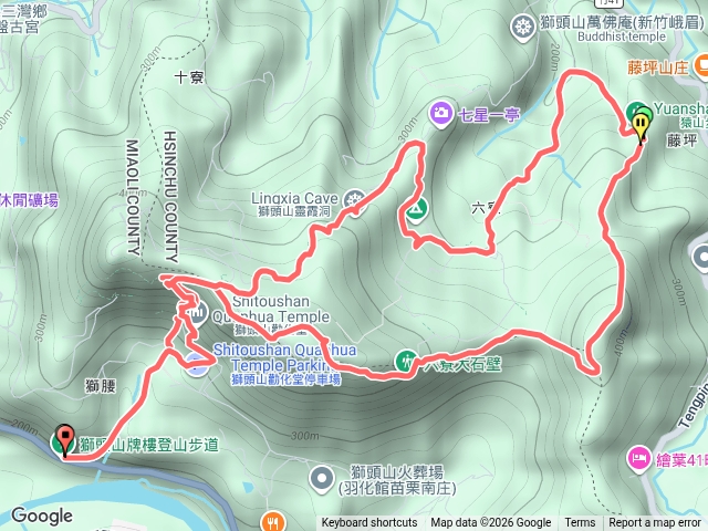 獅頭山、九九步道、猿山、六寮古道預覽圖