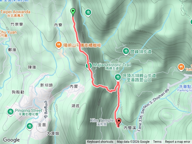 平頂古圳步道口