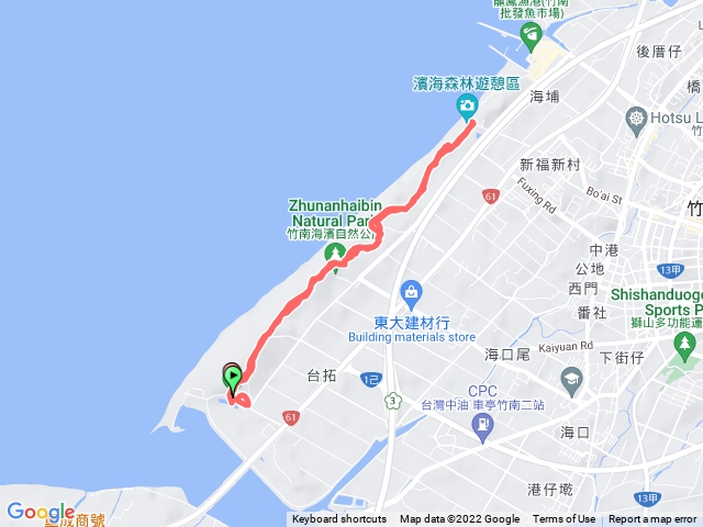 竹南海濱森林步道