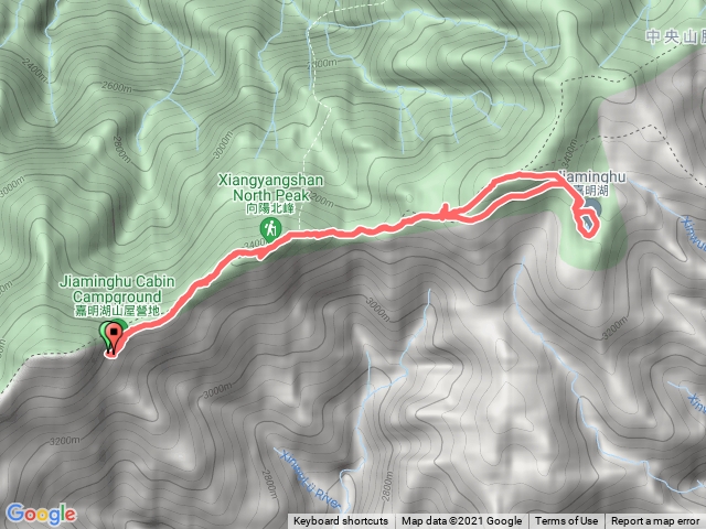 D3嘉明湖山屋-嘉明湖-三叉山-向陽北峰