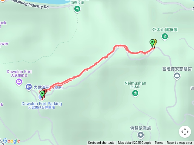 大武崙山到國旗嶺踏查