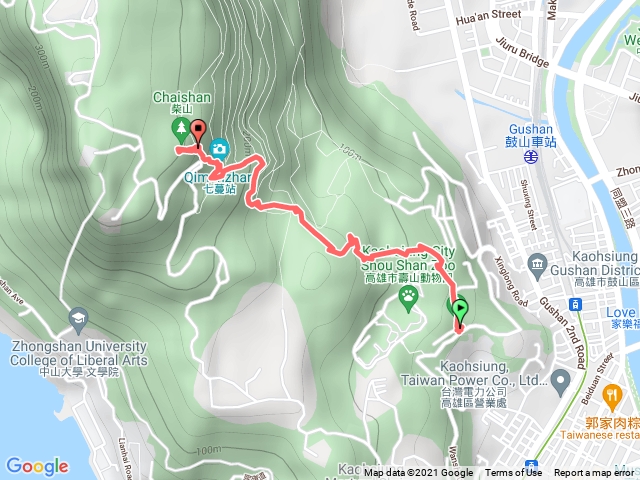 110/4/24高雄壽山(動物園-壽山三角點)