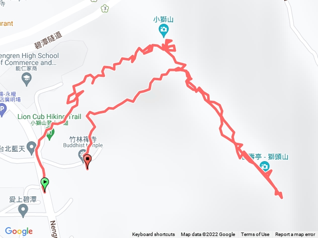 新店小獅山郊山（能仁登⛰️口上，竹林禪寺登山口下）