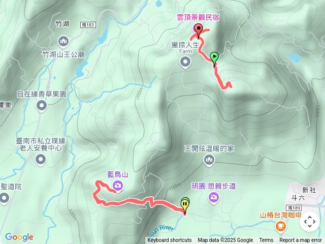 南瀛百岳藍鳥山+斗六山