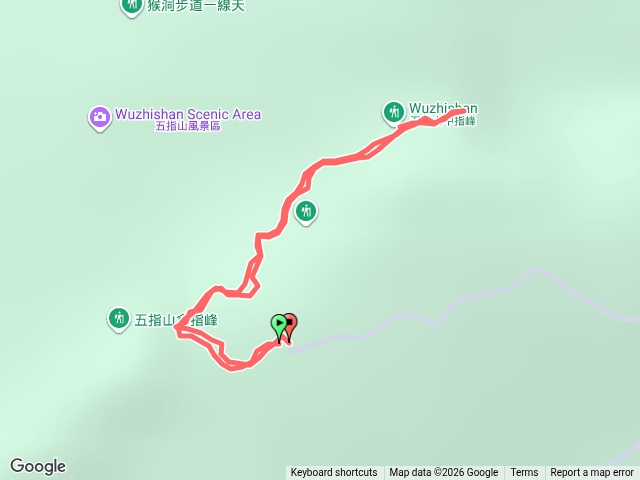 五指山中指峰(山居歲月柵門捷徑)