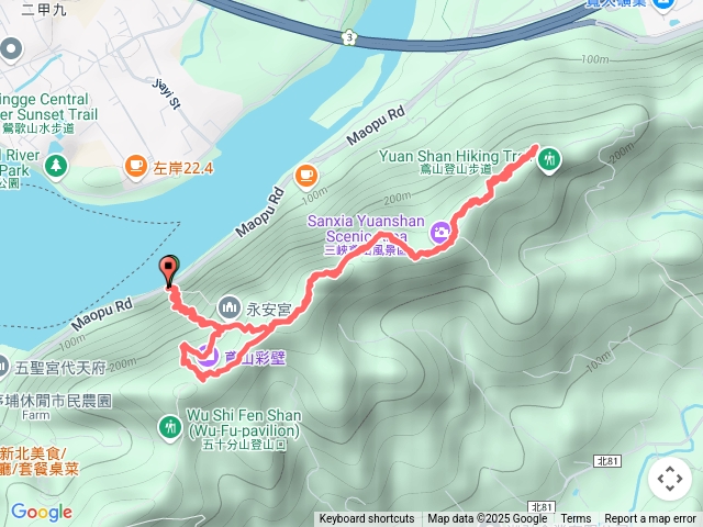 鳶山之永安宮來回