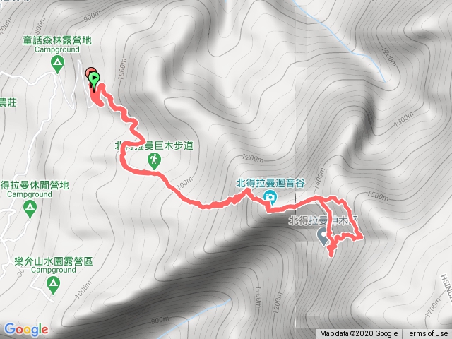 北得拉曼神木群步道