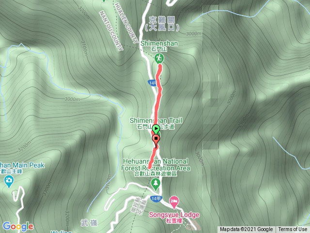 石門山 合歡尖山