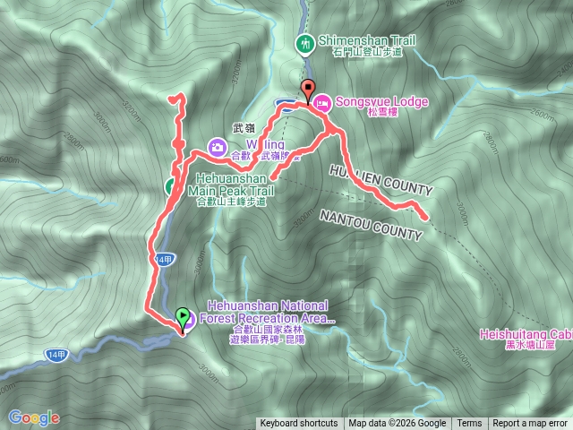 合歡山南峰-合歡山主峰-武嶺-合歡山東峰-小奇萊預覽圖