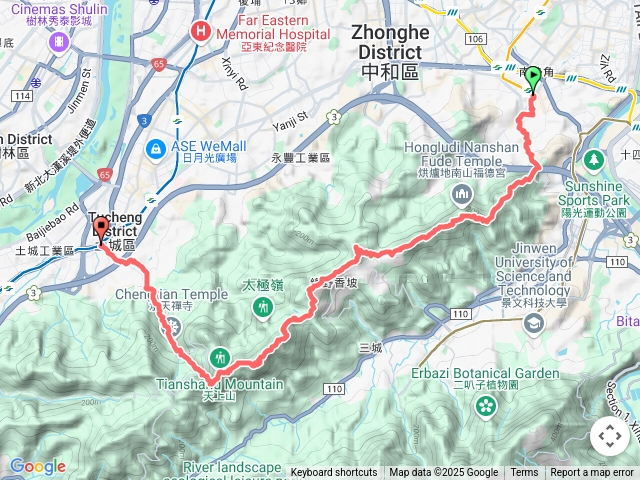 南勢角。天上山  永寧站