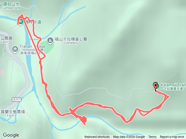 卡拉莫基步道--下切溪谷玩水預覽圖