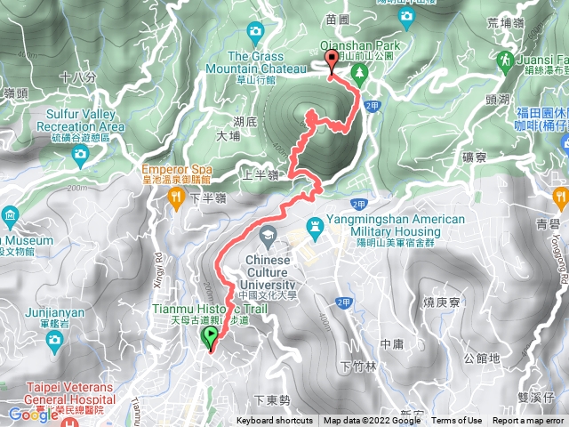 天母古道紗帽山