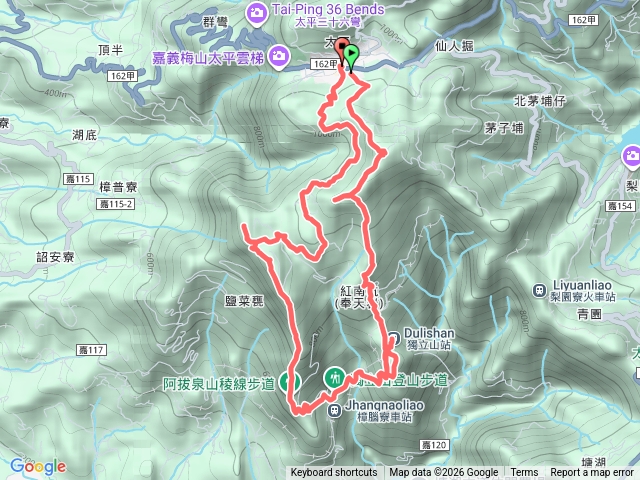 雲嘉13連峰上部曲（太平老街-獨立山7連峰）預覽圖