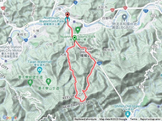 1121029西勢坑古道中寮尖消墾嶺暖東峽谷