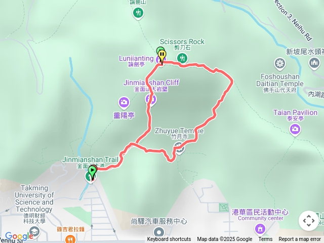 金面山步道剪刀石山