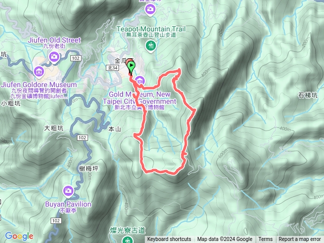 金瓜石黃金博物館_茶壺山_半屏山_燦光寮山_O行預覽圖