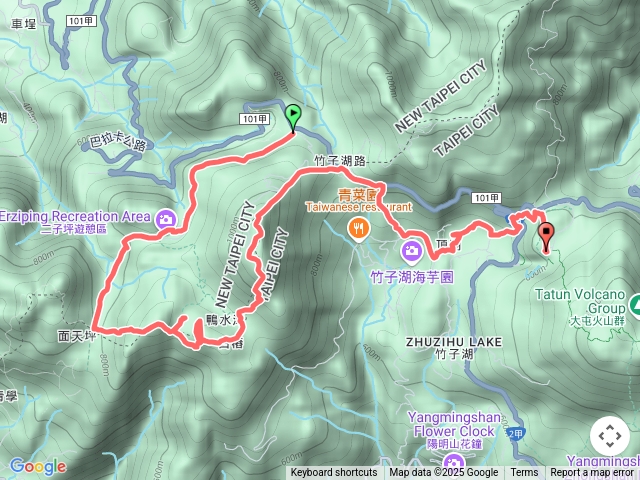 20250505 - 臺北大縱走第二段（二子坪＞小油坑）