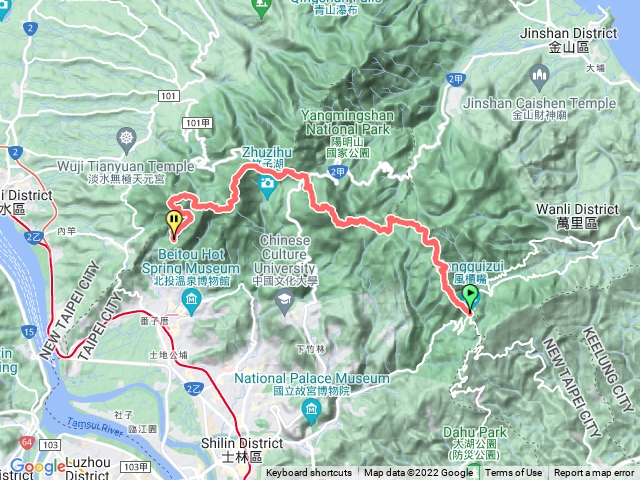 陽明山東西大縱走