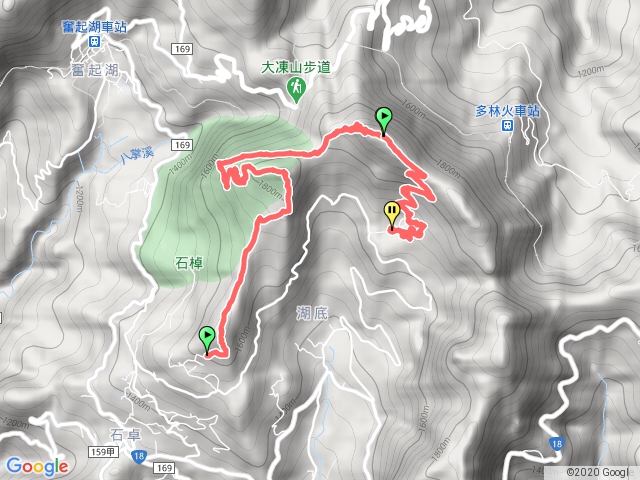 大凍山+頂石桌步道