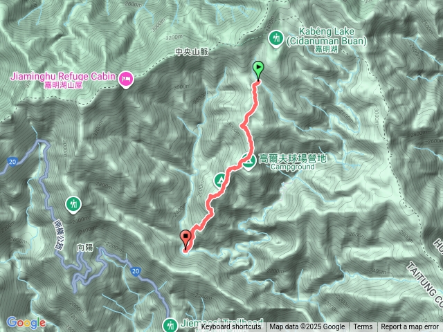 戒茂斯上嘉明湖 D3/4 - 獵寮營地至溪底營地