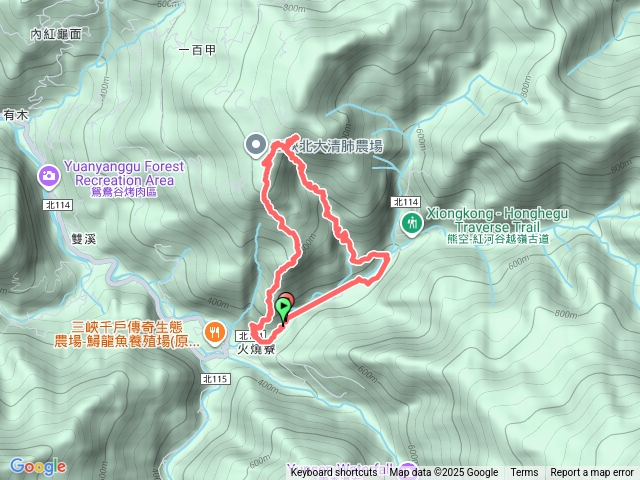 火燒寮山蚋仔尖山猴洞O型預覽圖