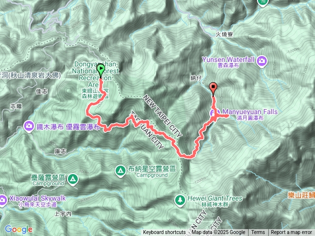 東滿縱走預覽圖