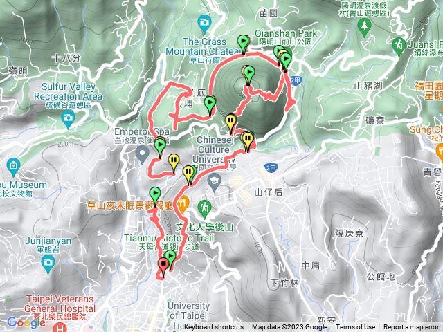 天母水管路橫嶺步道