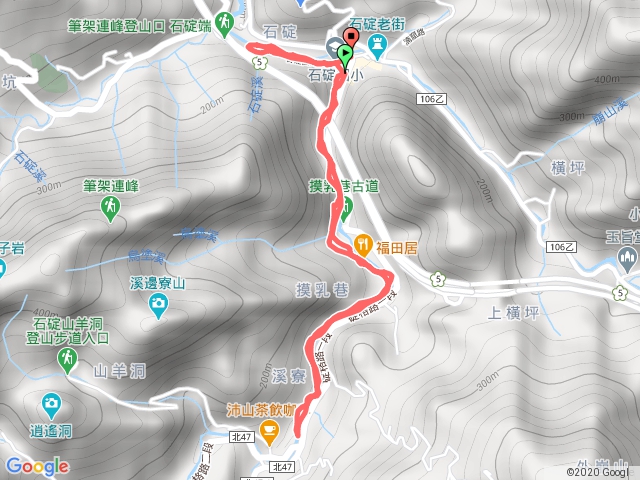 石碇溪邊走一走