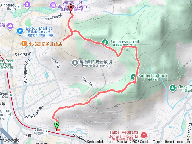 唭哩岸到北投預覽圖