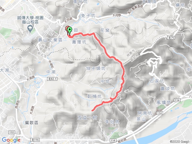 福源山步道→鶯歌1號大榕樹→光明山稜線步道