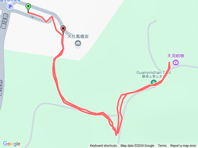 大社觀音山鳳儀宮線(最速路線)