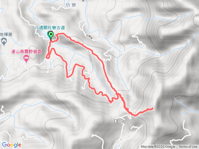 八通關蜈蚣嶺O行線