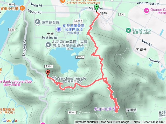 茅埔城古道中山步道三清宮步道
