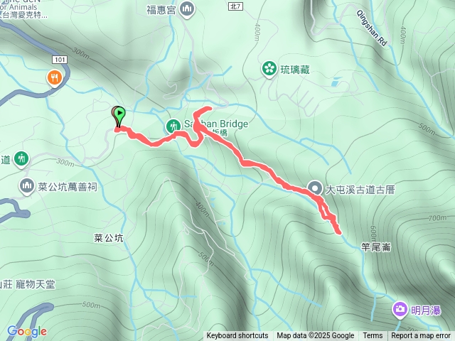 大屯溪古道預覽圖