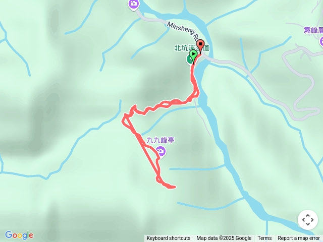青桐林步道到忘憂亭