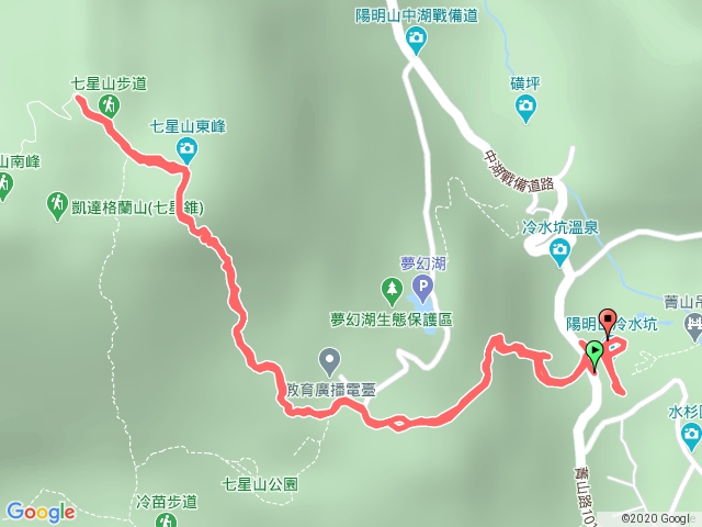 20190804冷水坑—七星山主東峰