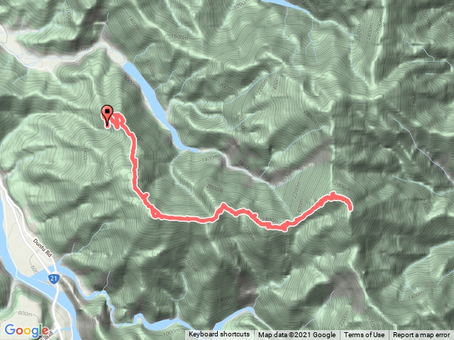 郡坑山西稜線單攻金子山