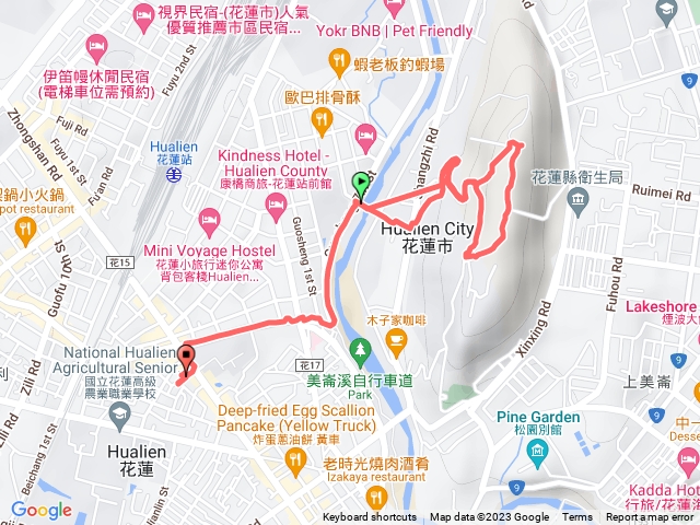 美崙山公園步行