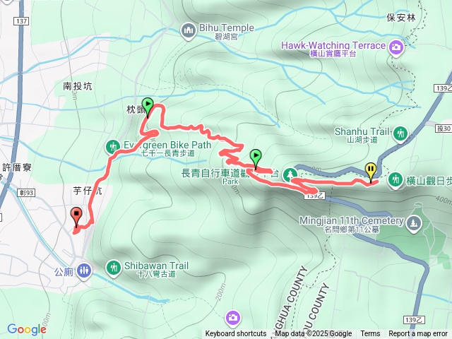 清水岩衡山步道預覽圖