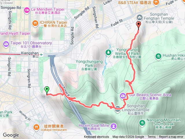四獸山環狀路線