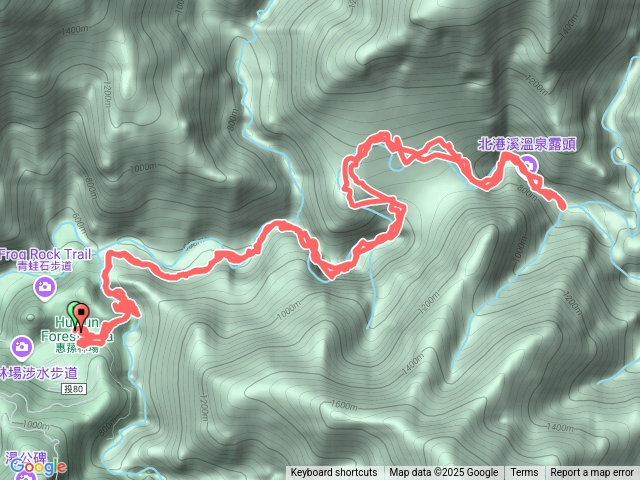 20250125北港溪峽谷步道