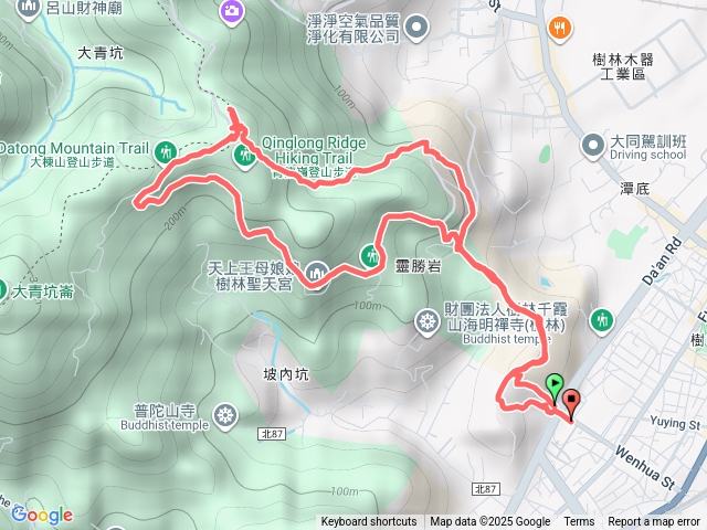 樹林大同山的青龍嶺