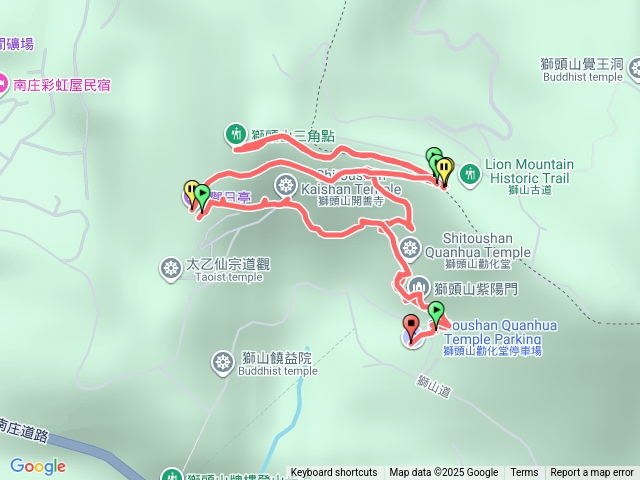 獅頭山古道親子行(勸化堂停車場起登)