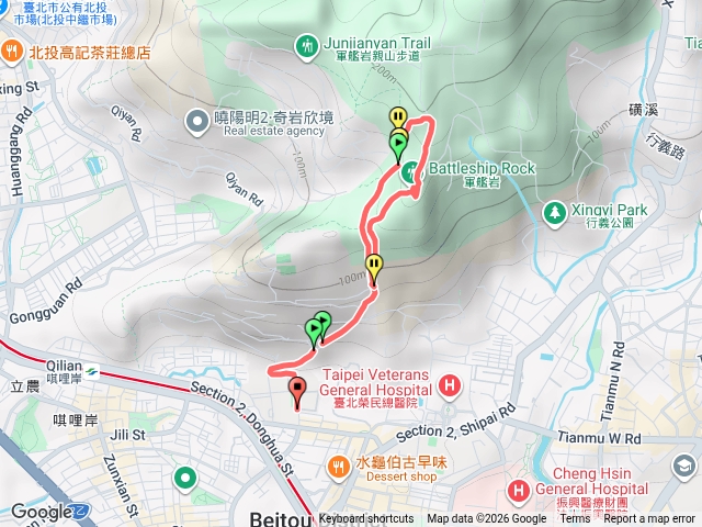松濤軍艦岩越野跑