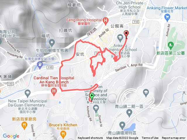 20221205五重溪步道-德安小公園-安康森林公園