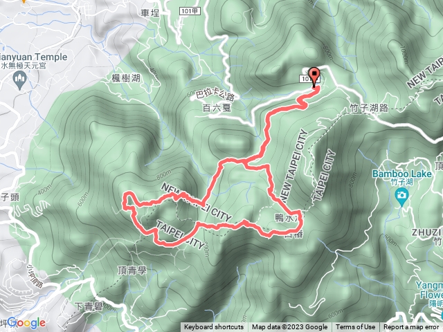 陽明山五連峰－面天山、向天山、向天池山、大屯山西峰、大屯山南峰