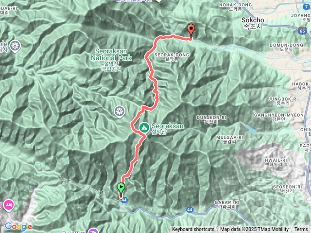 南雪嶽五色登大青峰