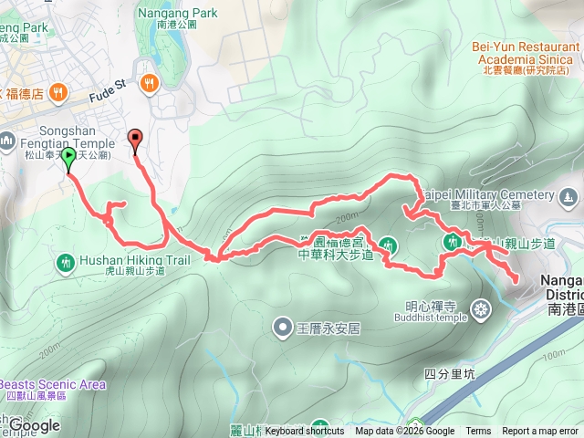 中坡山、四分里山群峰及獅形山縱走（虎山進北興宮出）預覽圖